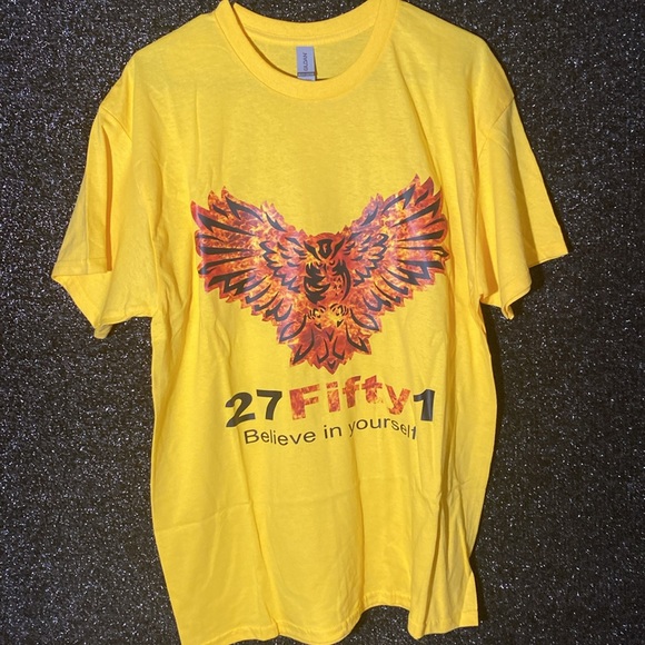 Brand new 2751 believe in yourself T-shirt size L - Picture 2 of 2